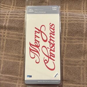 NEW QuicKutz Merry Christmas Cookie Cutter Dies Lifestyle Crafts
